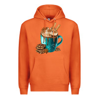 Carrot Chocolate And Coffee Premium Hoodie - FaDigitalArtStudio