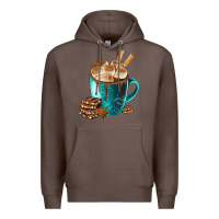 Coffee Chocolate And Coffee Premium Hoodie - FaDigitalArtStudio