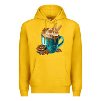 Lemon Chocolate And Coffee Premium Hoodie - FaDigitalArtStudio