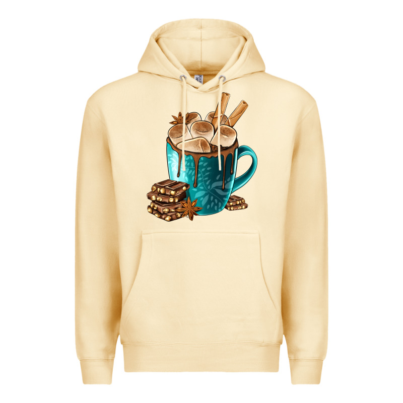 Chocolate And Coffee Premium Hoodie by FaDigitalArtStudio | Teevron