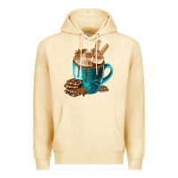 Pina Colada Chocolate And Coffee Premium Hoodie - FaDigitalArtStudio