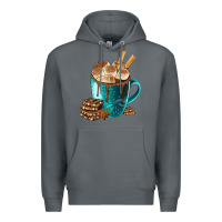 Rock Chocolate And Coffee Premium Hoodie - FaDigitalArtStudio