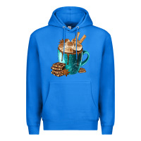 True Royal Chocolate And Coffee Premium Hoodie - FaDigitalArtStudio