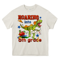 Cream roaring into 5th grade Heavy Core Tee - BundleAndBundleShop