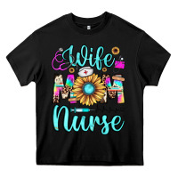 Black wife mom nurse Heavy Core Tee - JahusDesignShop