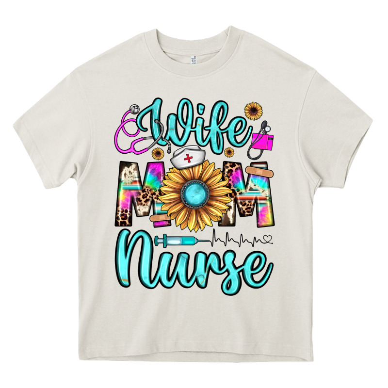 Wife Mom Nurse Heavy Core Tee by JahusDesignShop | Teevron