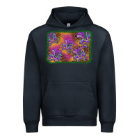 Navy mardi gras mask background Urban Hoodie - BarkalooDesign