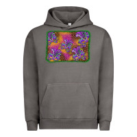 Pigment Tornado mardi gras mask background Urban Hoodie - BarkalooDesign