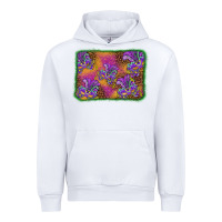 White mardi gras mask background Urban Hoodie - BarkalooDesign