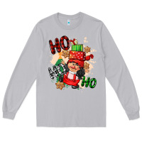 Moon Dust ho ho ho girl gnome Long Sleeve Tee - CowGirlArtShop