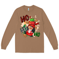 Toasted Coconut ho ho ho girl gnome Long Sleeve Tee - CowGirlArtShop