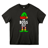 Boss Elf Matching Family Christmas Heavy Core Tee | Teevron