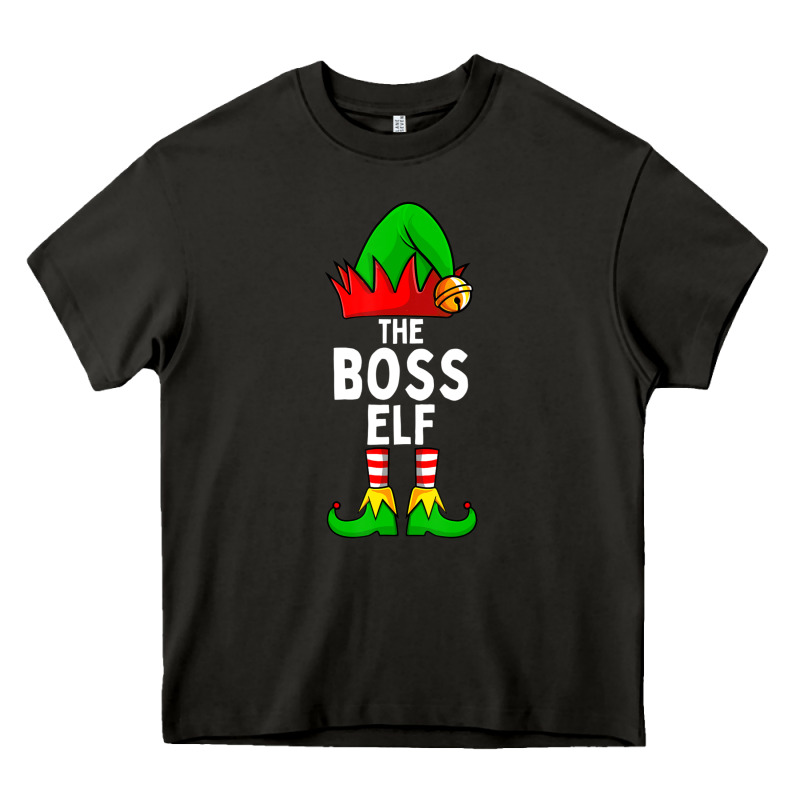 Boss Elf Matching Family Christmas Heavy Core Tee by lanVoArt | Teevron