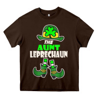Chocolate Brown funny the aunt irish leprechaun st patricks day gift t shirt Heavy Core Tee - lanVoArt
