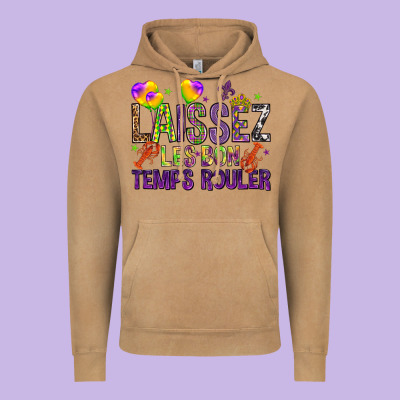 Loissez Les Bon Temps Rouler With Balloon Vintage Hoodie Designed By Howdyjamesfarm