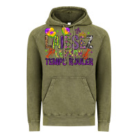Vintage Olive Loissez les bon temps rouler with balloon Vintage Hoodie - HowdyJamesFarm