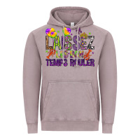 Vintage Zinc Loissez les bon temps rouler with balloon Vintage Hoodie - HowdyJamesFarm