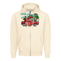 Sandshell It's the Most Wonderful Of The Zipper Hoodie - CowhideDigitalArt