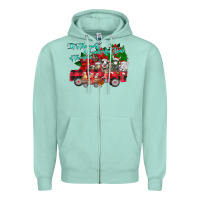 Seafoam It's the Most Wonderful Of The Zipper Hoodie - CowhideDigitalArt