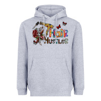 Heather Grey hair hustler 2 Heavyweight Hoodie - SublimationCraftShop