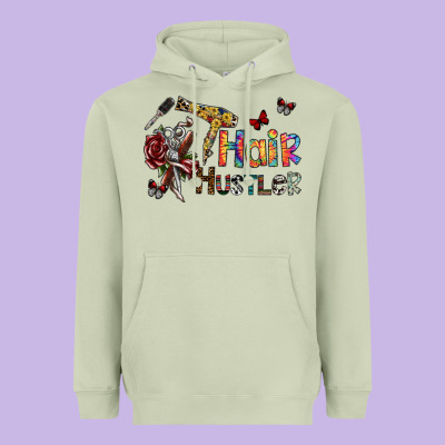 Hair Hustler 2 Heavyweight Hoodie Designed By Sublimationcraftshop