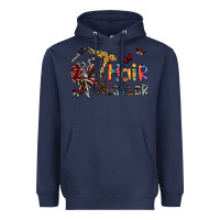 Navy hair hustler 2 Heavyweight Hoodie - SublimationCraftShop