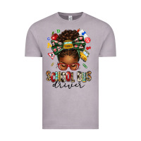 Vintage Zinc school bus driver afro messy bun Vintage Tee - texasbilliewilder