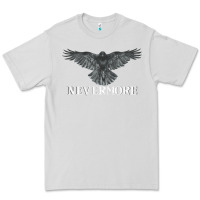 Dove Grey Hot Trend Raven Nevermore Poetry Halloween Edgar Allan Poe Premium Tee - lanVoArt