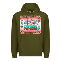 Army Green coffee gives me teacher powers tumbler Premium Hoodie - BundleAndBundleShop