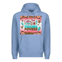 Colony Blue coffee gives me teacher powers tumbler Premium Hoodie - BundleAndBundleShop