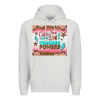 Dove Grey coffee gives me teacher powers tumbler Premium Hoodie - BundleAndBundleShop