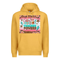 Mustard coffee gives me teacher powers tumbler Premium Hoodie - BundleAndBundleShop