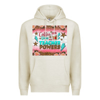 Oatmeal Heather coffee gives me teacher powers tumbler Premium Hoodie - BundleAndBundleShop