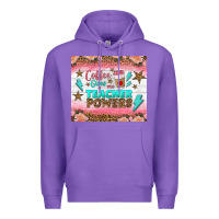 Purple coffee gives me teacher powers tumbler Premium Hoodie - BundleAndBundleShop
