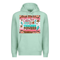 Seafoam coffee gives me teacher powers tumbler Premium Hoodie - BundleAndBundleShop