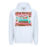 White coffee gives me teacher powers tumbler Premium Hoodie - BundleAndBundleShop