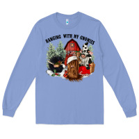 Colony Blue hanging with my gnomies Long Sleeve Tee - CowGirlArtShop