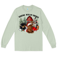 Matcha hanging with my gnomies Long Sleeve Tee - CowGirlArtShop