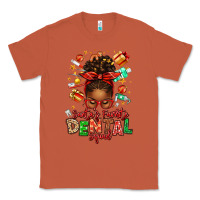 Copper Santa's Favorite Dental Squad Afro Messy Bun Classic Tee - texasbilliewilder
