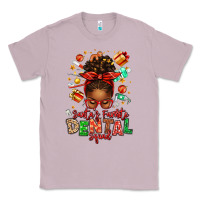 Lilac Santa's Favorite Dental Squad Afro Messy Bun Classic Tee - texasbilliewilder