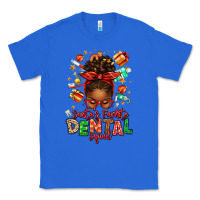 True Royal Santa's Favorite Dental Squad Afro Messy Bun Classic Tee - texasbilliewilder