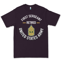 Plum first sergeant 1sg retired army military retirement gifts long sleeve Premium Tee - lanVoArt