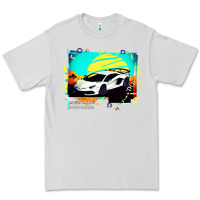 Dove Grey Lam borghini Aventador SVJ gift Premium Tee - lanVoArt