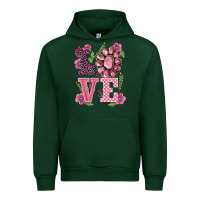 Forest Green walentine's day love gemstones Urban Hoodie - BarkalooDesign