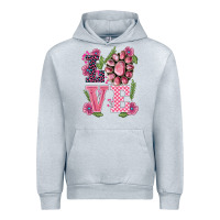 Heather Grey walentine's day love gemstones Urban Hoodie - BarkalooDesign