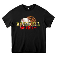 Black baseball brother Heavy Core Tee - BundleAndBundleShop