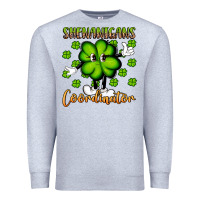 Heather Grey shenanigans coordinator st patrick s day artiststas Premium Sweatshirt - Artiststas