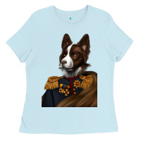Baby Blue Pet Portraits, Custom Pet Portraits, Renaissance Pet Portraits, Ladies Tee - RanaPortraitStore