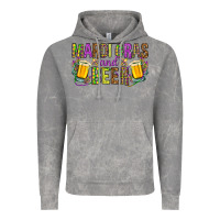 Cloud Rock Mardi Gras and beer Vintage Hoodie - HowdyJamesFarm