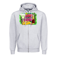 Heather Grey Lets Fiesta Zipper Hoodie - CowhideDigitalArt